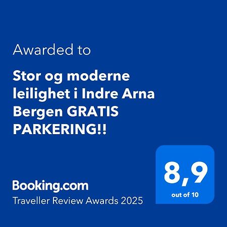 Stor Og Moderne Leilighet I Indre Arna Bergen Gratis Parkering!! Exteriör bild